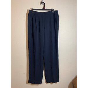 Vintage Howard Wolf Women Dress Pant Size 16 Black Business Casual Office Demure